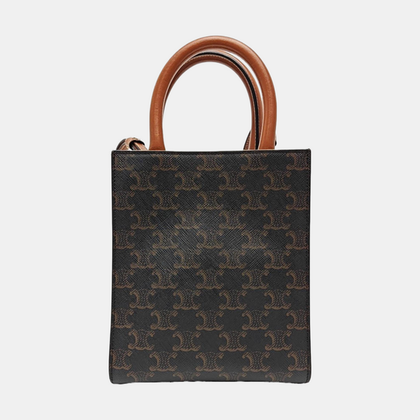 CABAS CELINE Mini Coated Canvas Brown