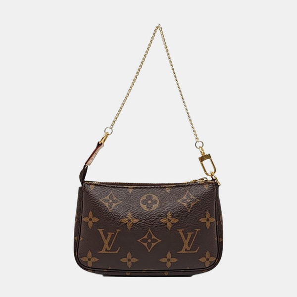 ACCESSOIRES Mini Monogram Coated Canvas Brown