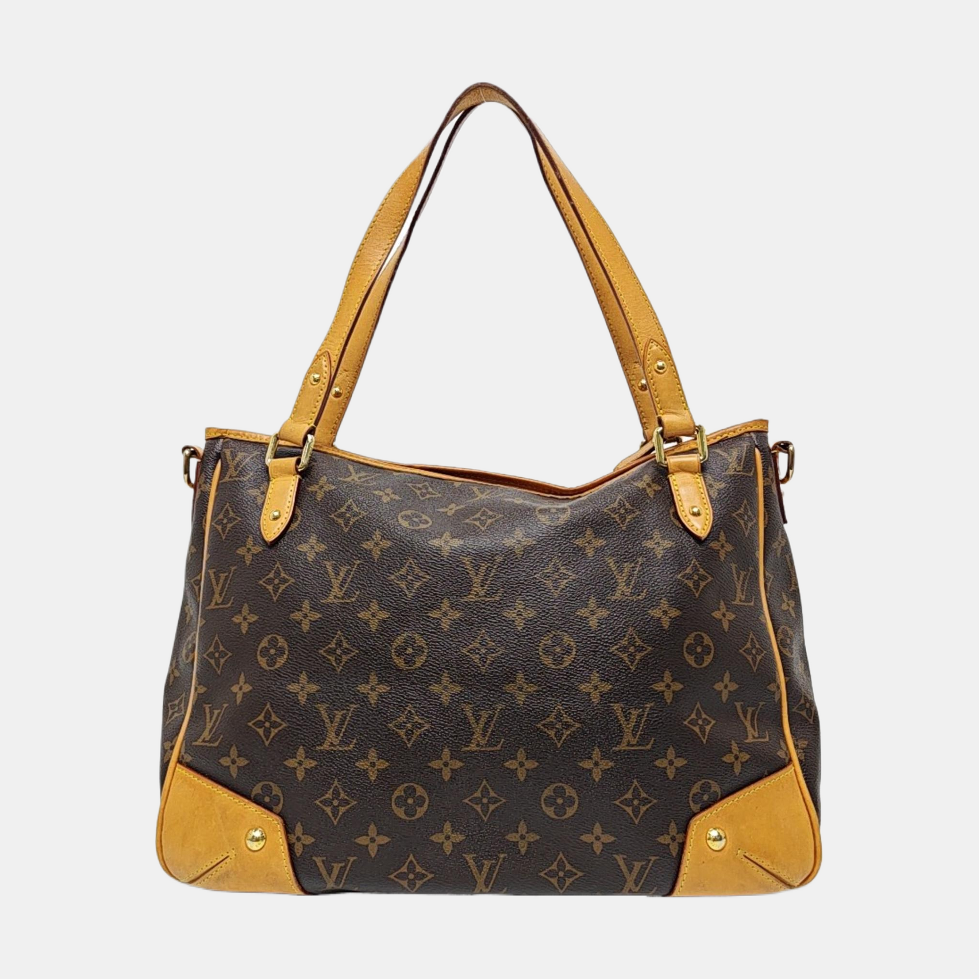 ESTRELA GM Monogram Coated Canvas Brown