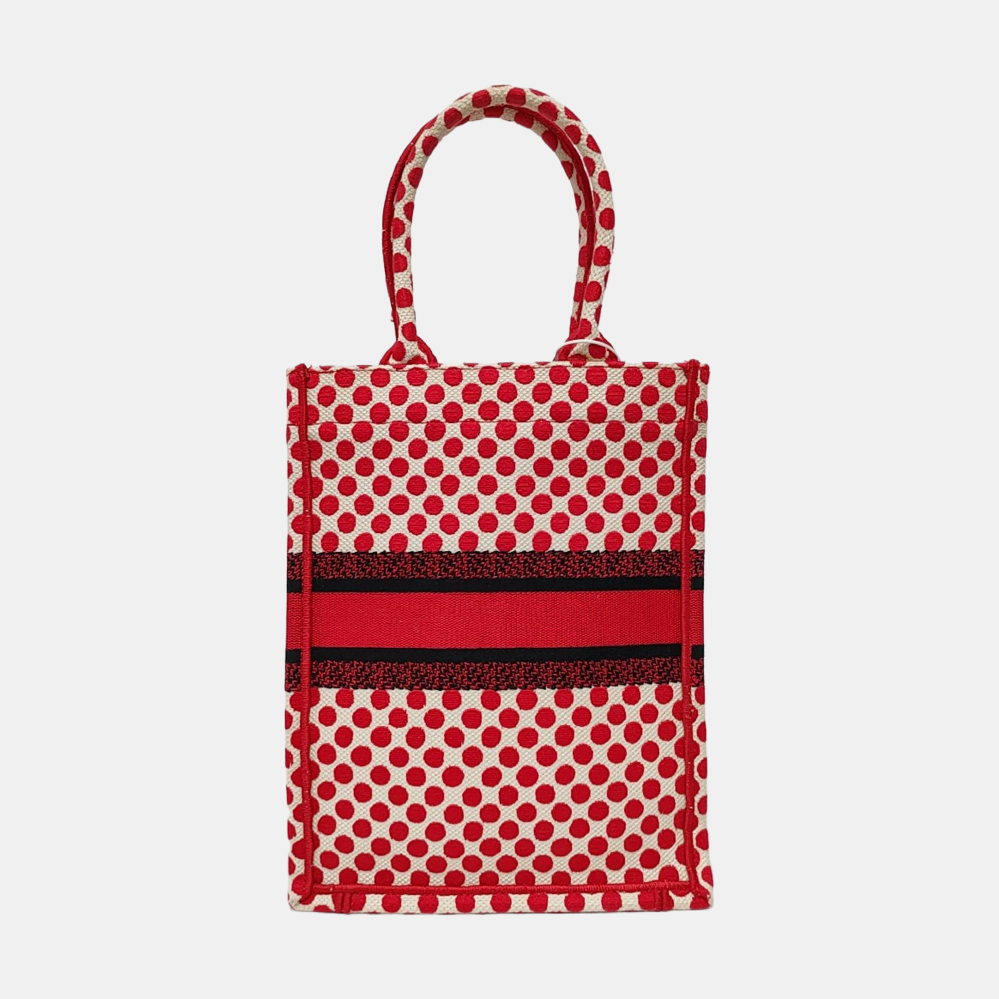 Authenticated pre-owned  Book Tote Oblique Canvas Red - Tote Bag at Looply