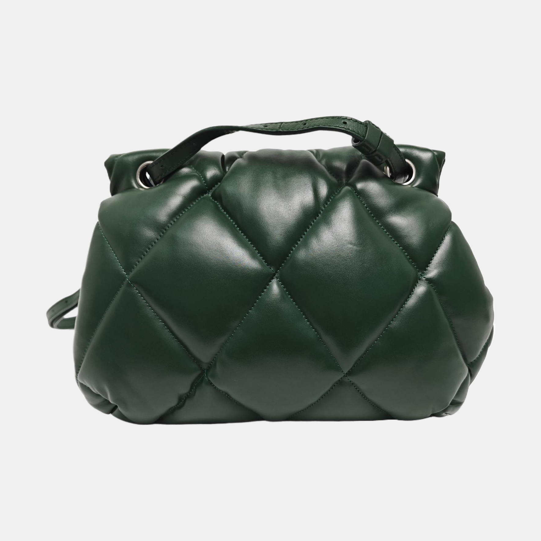 B. Quilted Calfskin Green