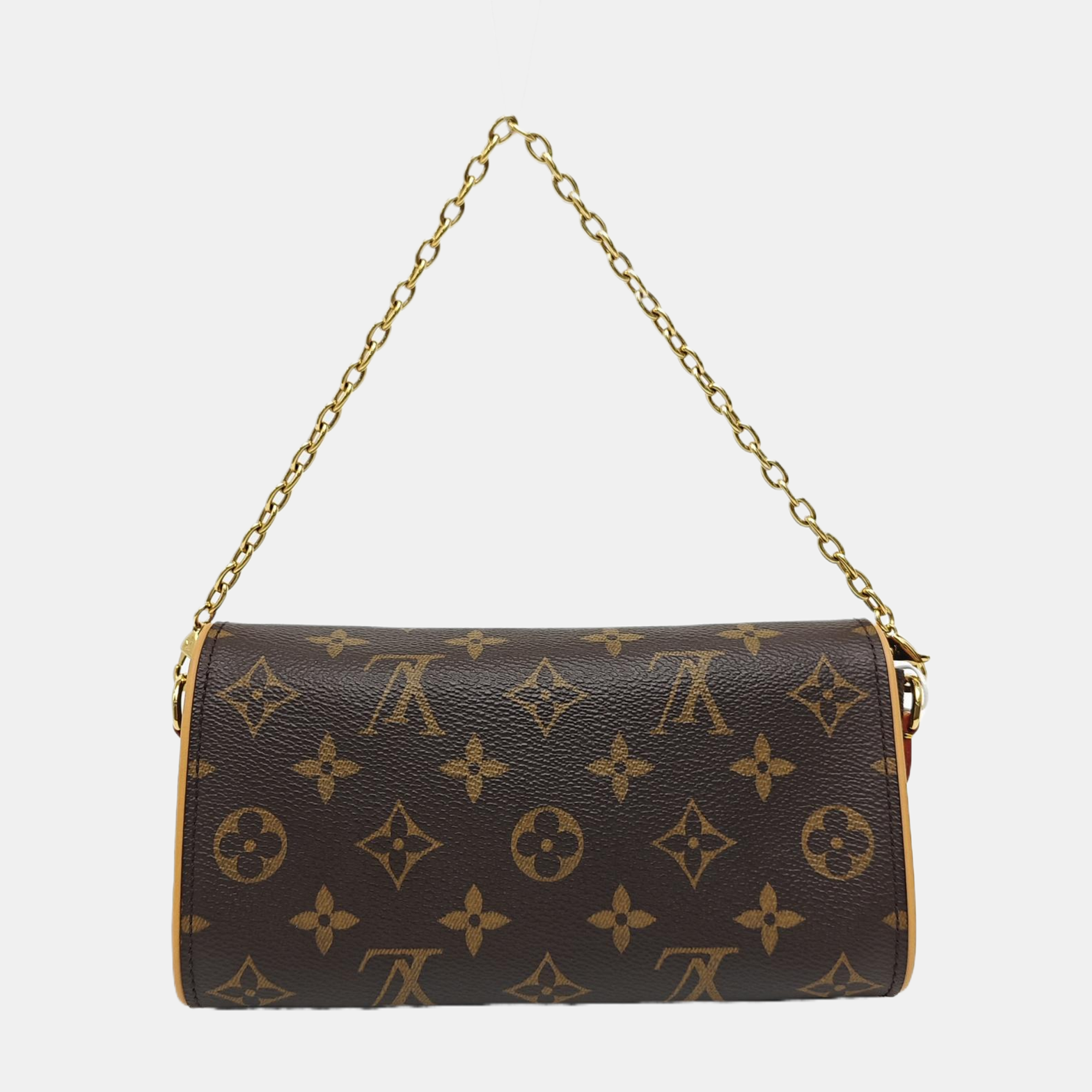 Pochette Camille Monogram Coated Canvas Brown