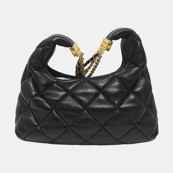 24A Quilted Lambskin Black