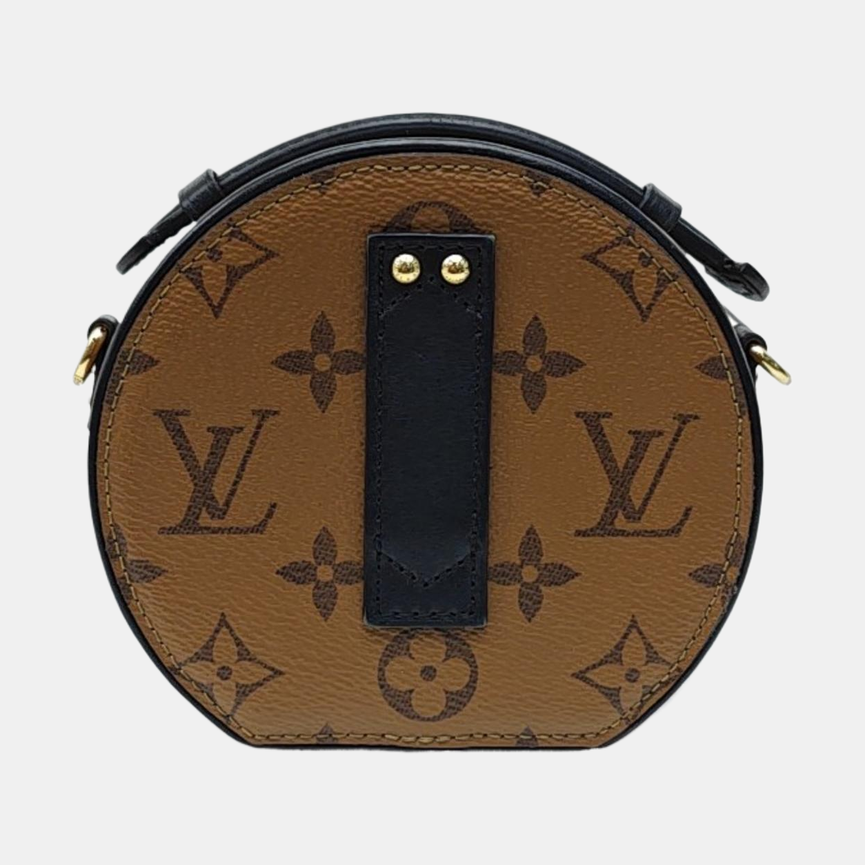 BOITE CHAPEAU Mini Monogram Coated Canvas Brown