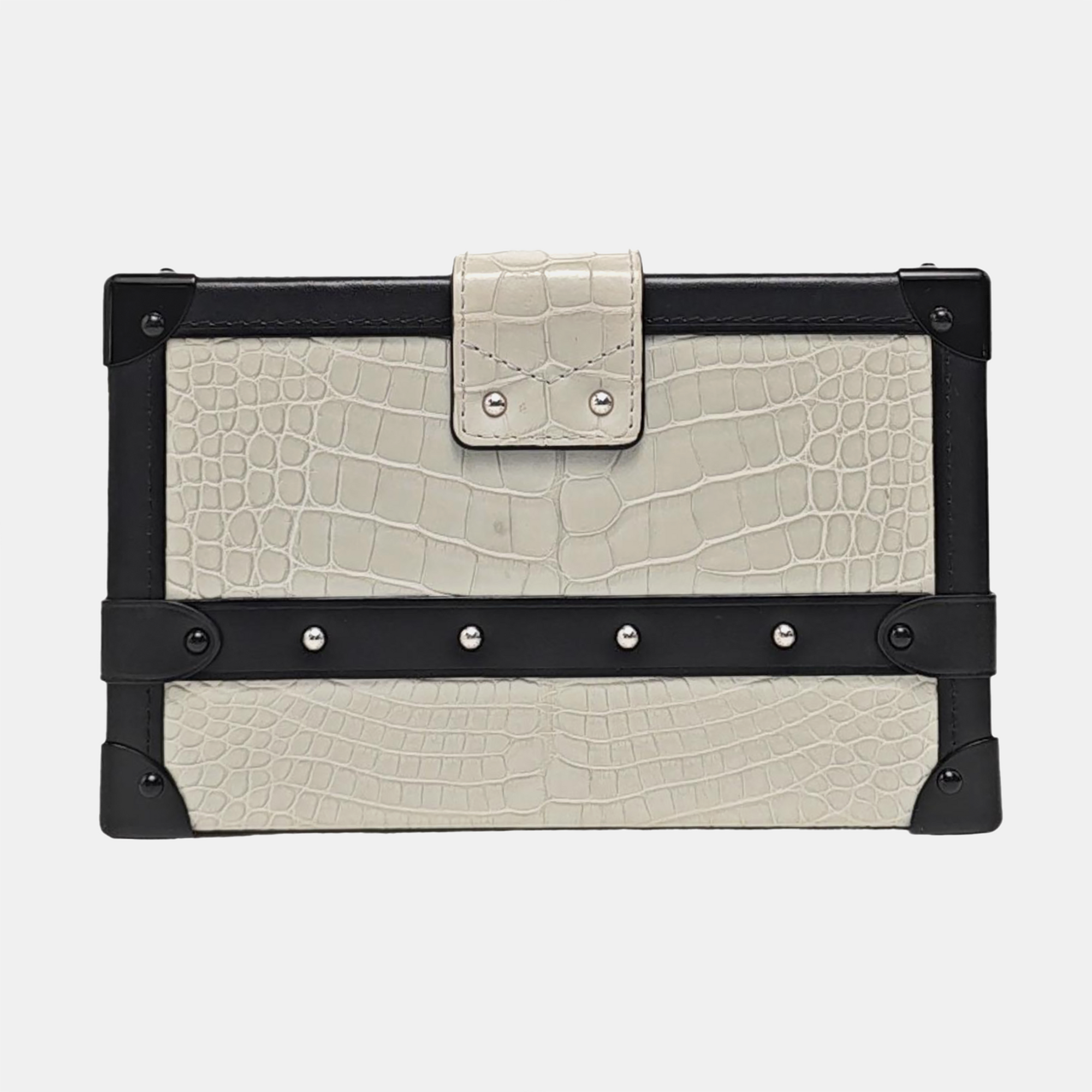 PETITE MALLE Crocodile Gray
