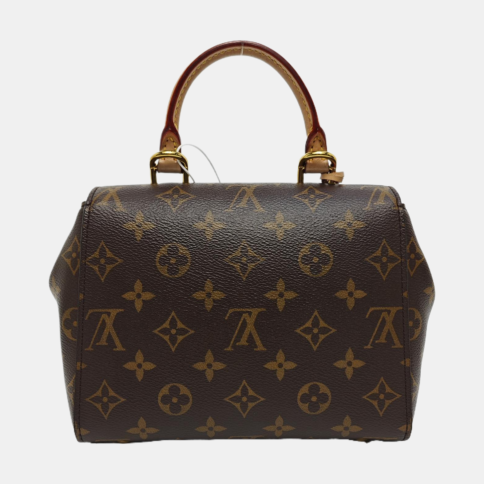CLUNY PM Monogram Coated Canvas Brown