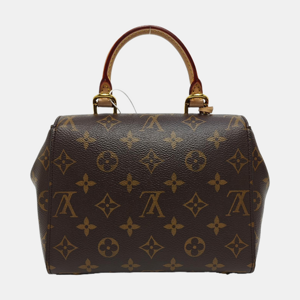 CLUNY PM Monogram Coated Canvas Brown