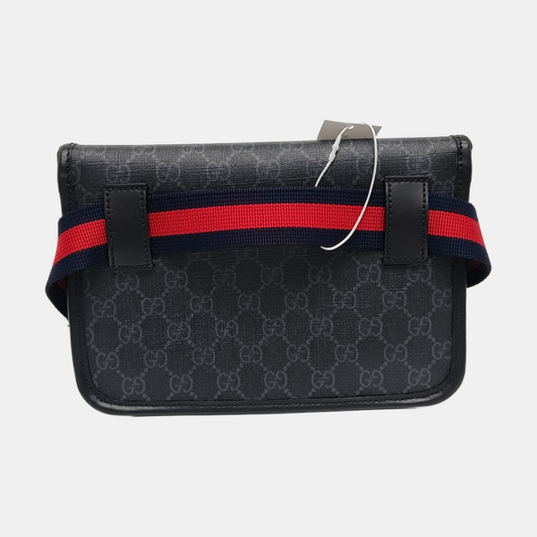 Neo Vintage Monogram Coated Canvas Black