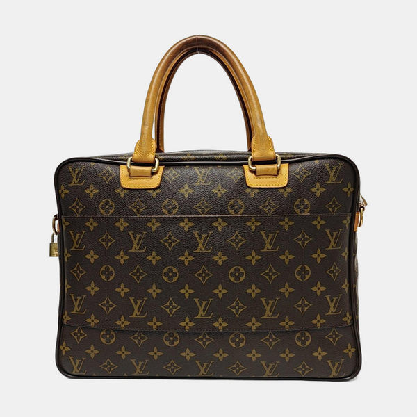 ICARE Monogram Coated Canvas Brown