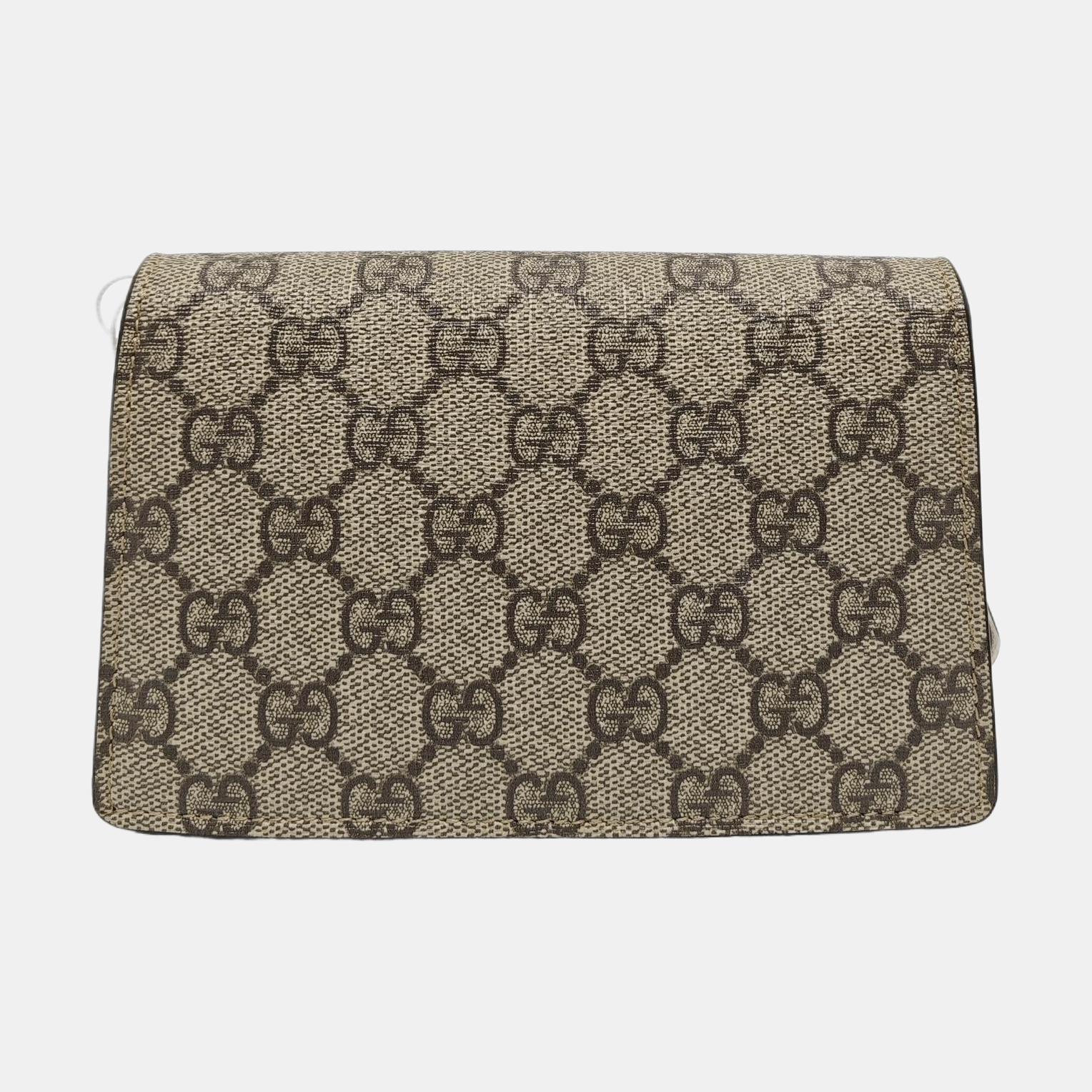 Dionysus Super Mini Monogram Coated Canvas Beige