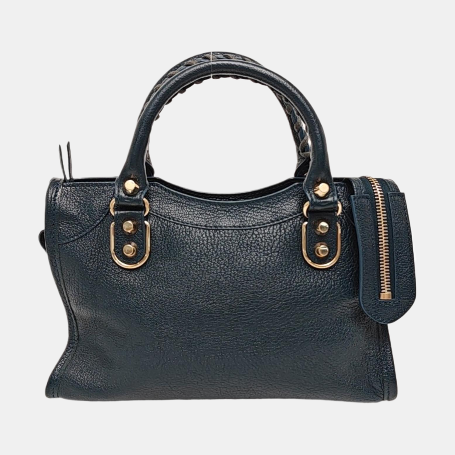 Classic Metallic Edge City Mini Lambskin Blue