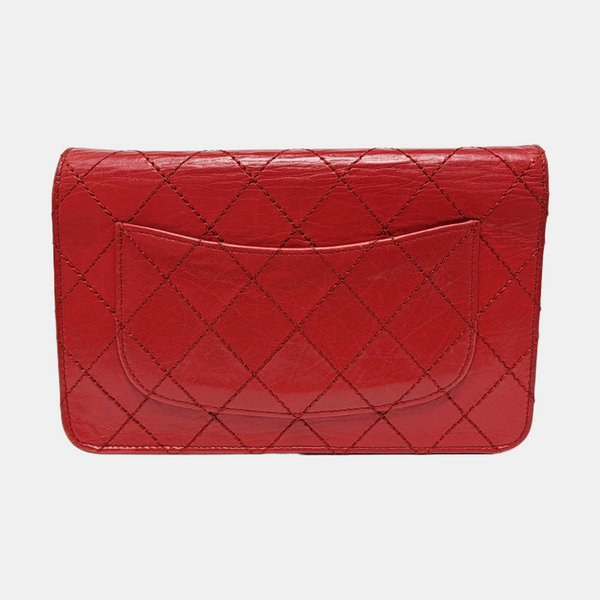 2.55 WOC Quilted Calfskin Red