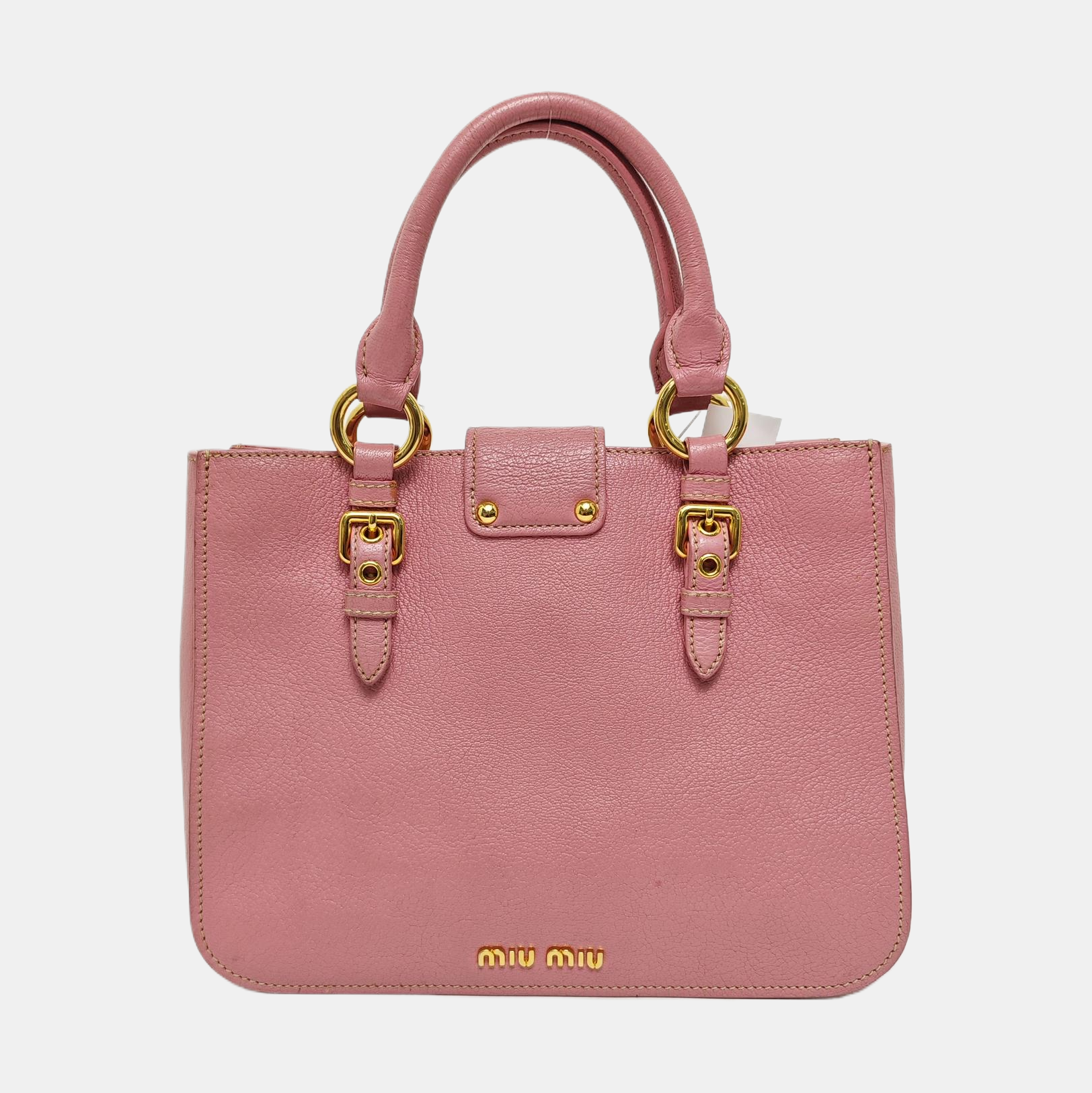 Calfskin Tote Bag Pink