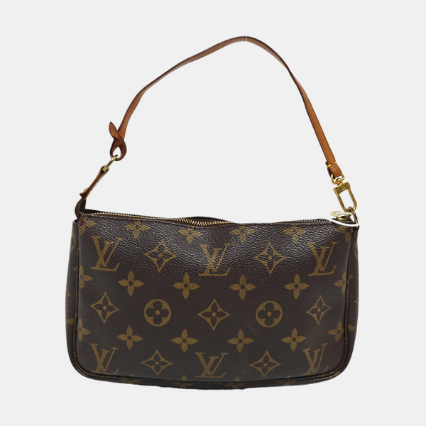 ACCESSOIRES Monogram Coated Canvas Brown