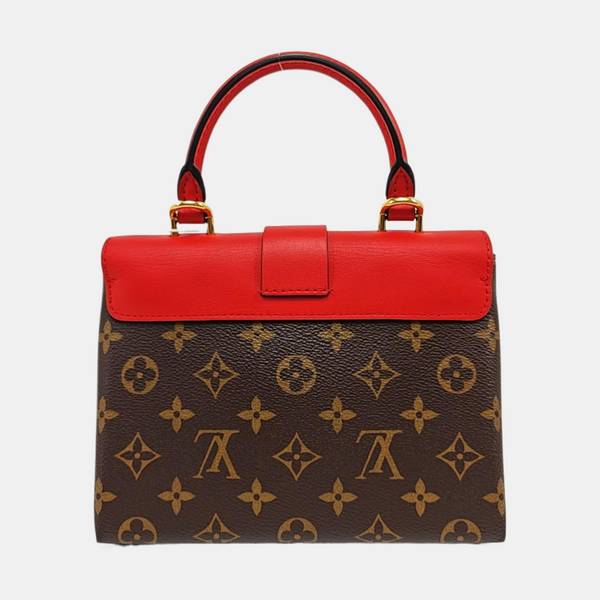 Authenticated pre-owned  LOCKY BB Monogram Coated Canvas Red - Shoulder Bag at Looply