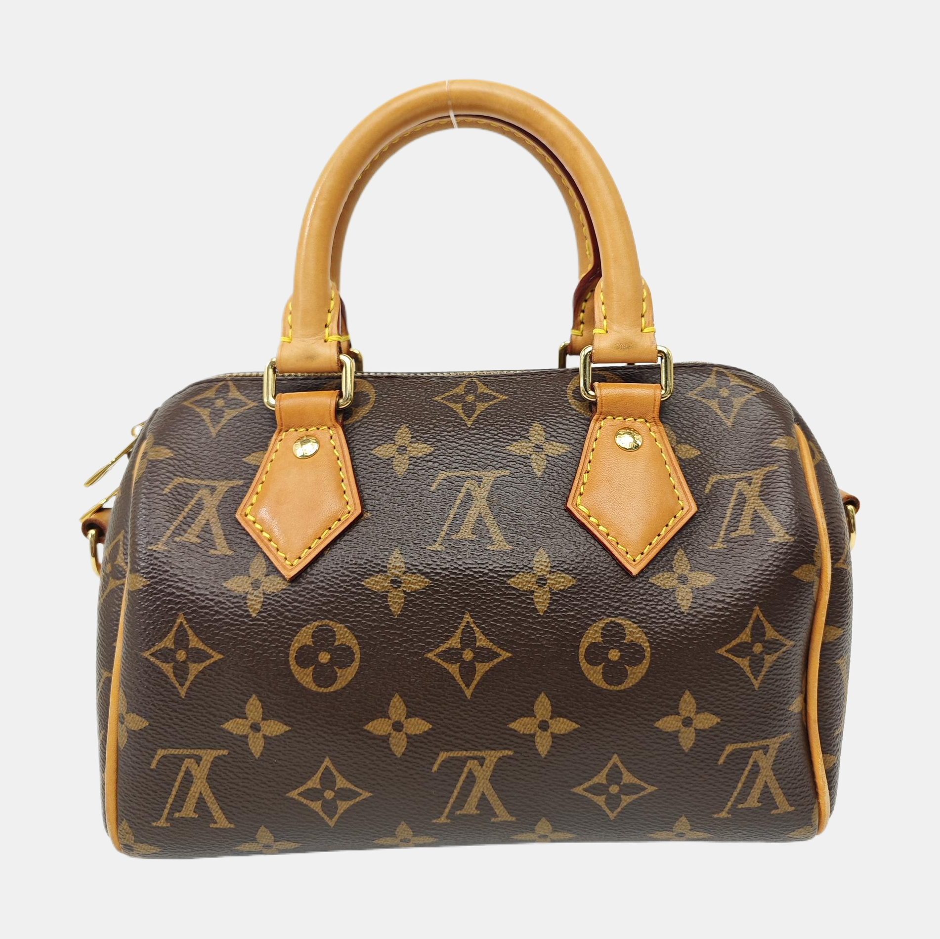 SPEEDY 20 Monogram Coated Canvas Brown