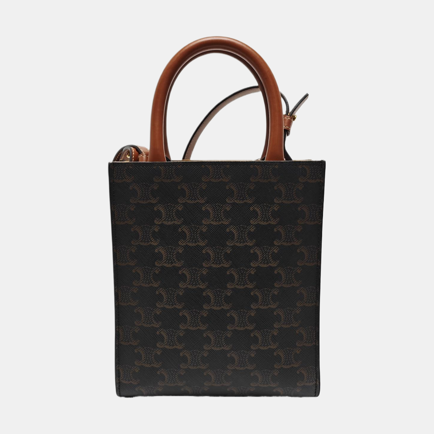 CABAS CELINE Mini Coated Canvas Brown