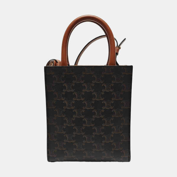 CABAS CELINE Mini Coated Canvas Brown