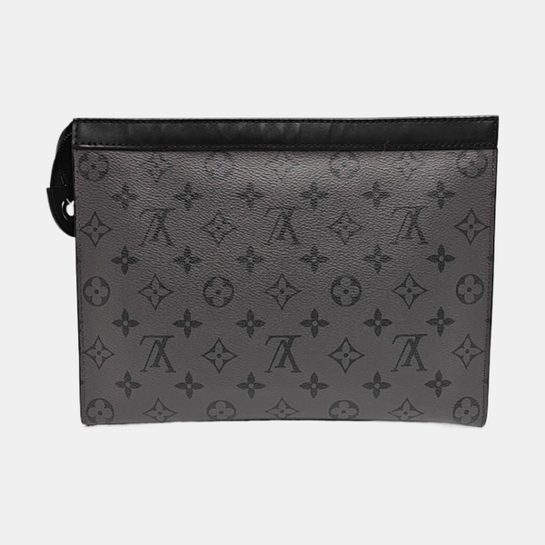 Pochette Voyag MM Monogram Coated Canvas Gray