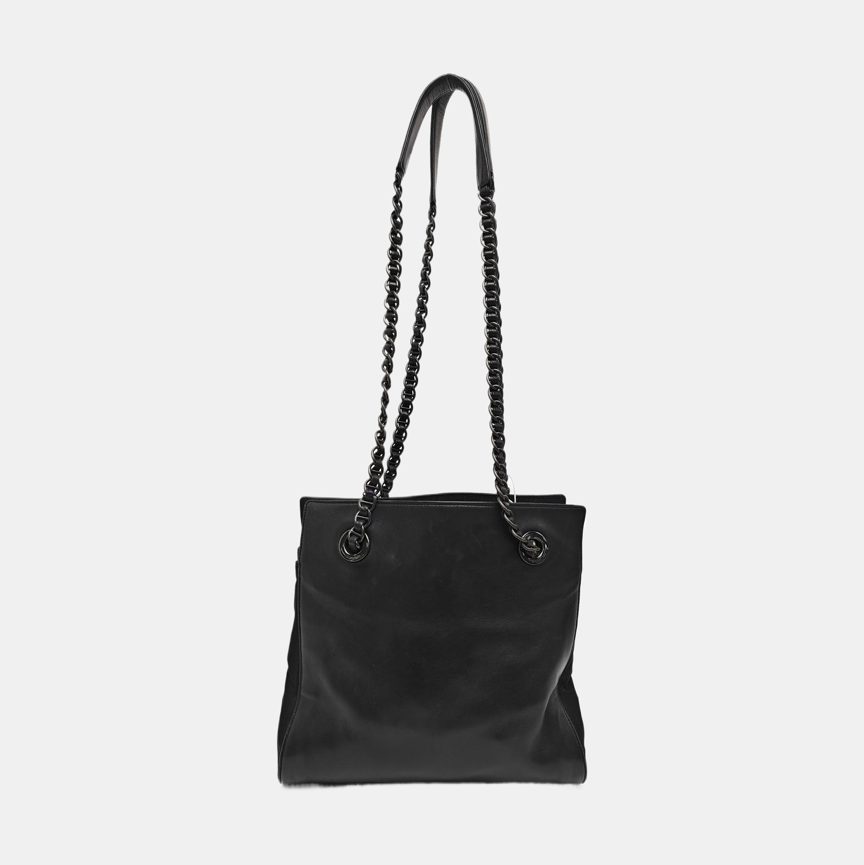 Leather Tote Bag Black