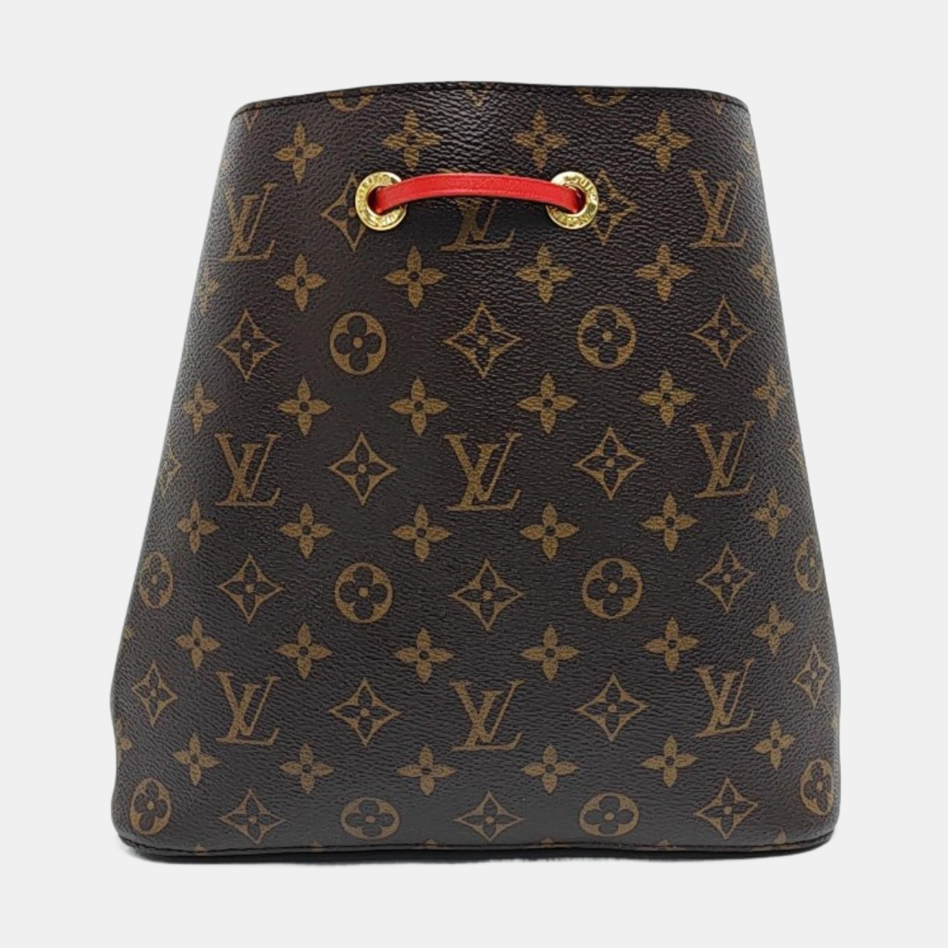 NÉONOÉ MM Monogram Coated Canvas Brown