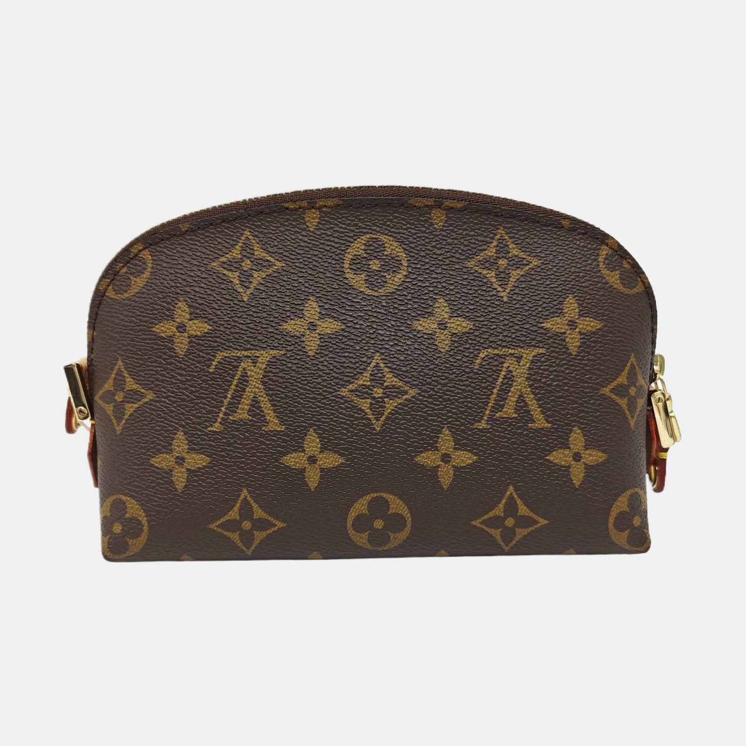 COSMETIC PM Monogram Coated Canvas Brown
