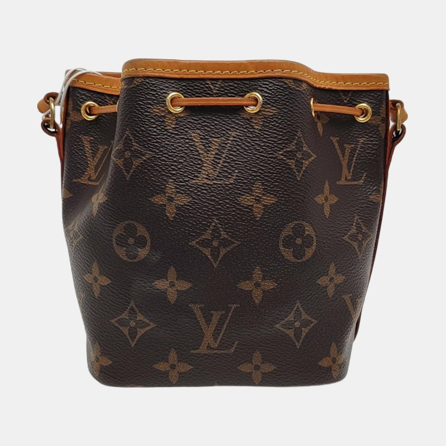 NÉONOÉ Nano Monogram Coated Canvas Brown