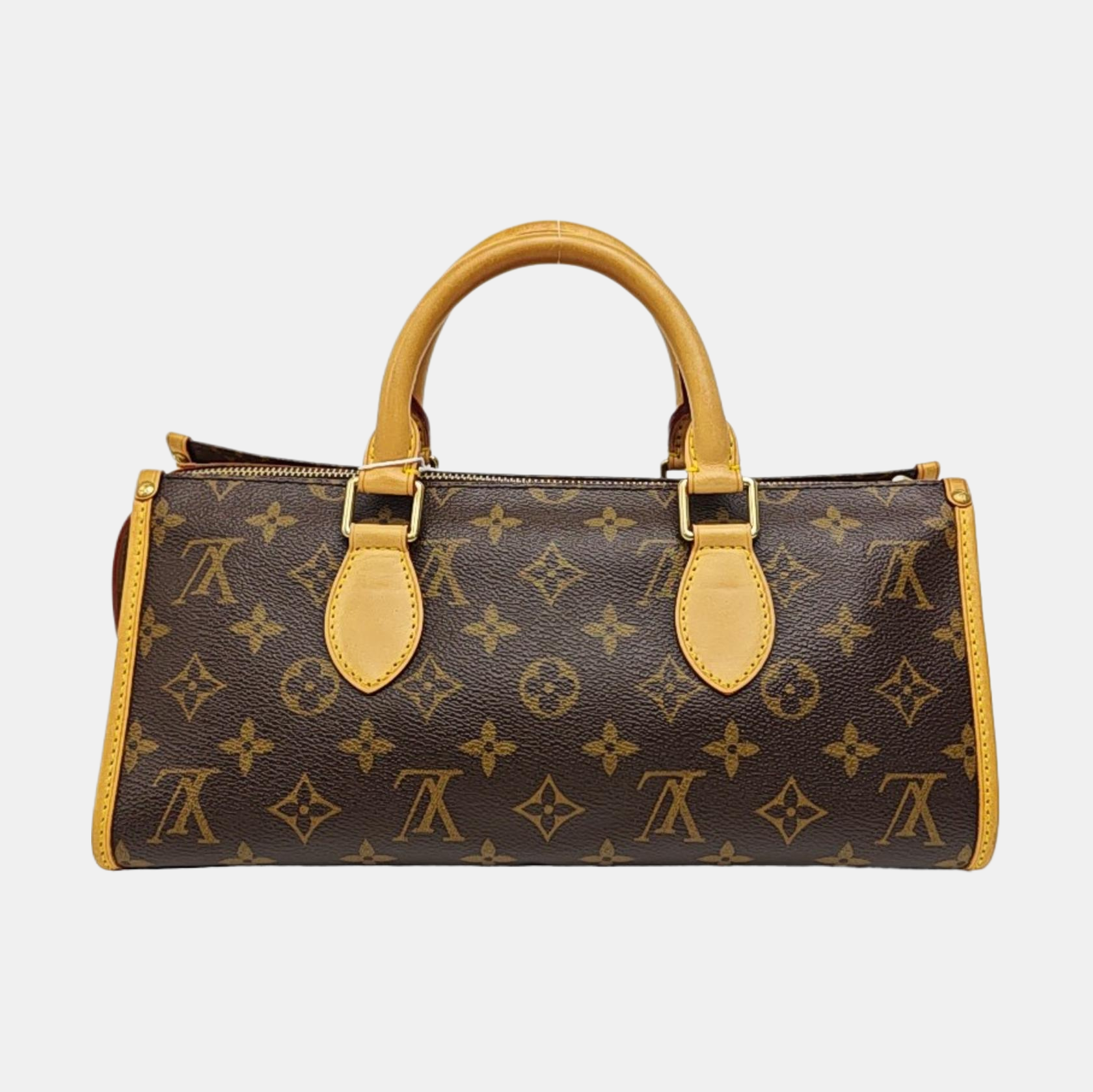 POPINCOURT Monogram Coated Canvas Brown