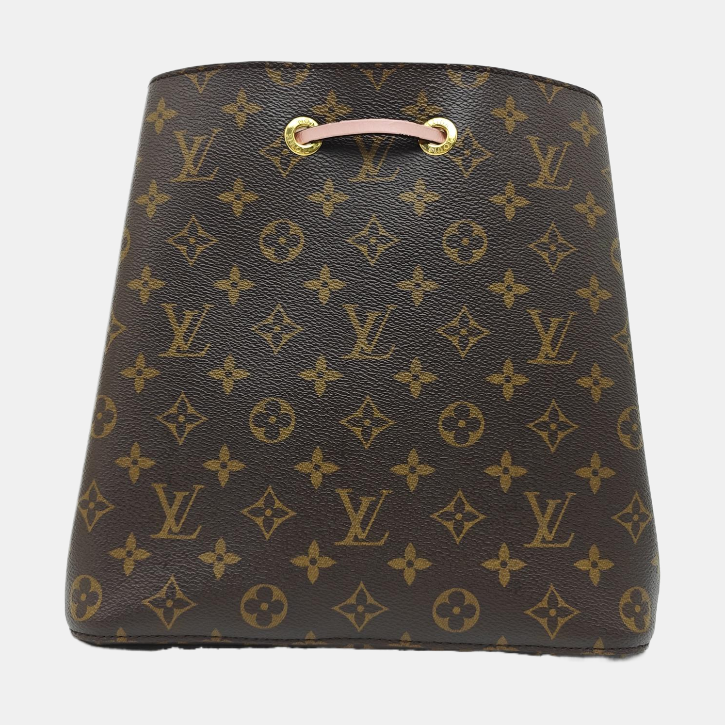 NÉONOÉ MM Monogram Coated Canvas Brown