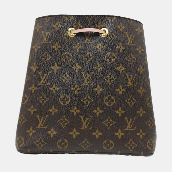 NÉONOÉ MM Monogram Coated Canvas Brown