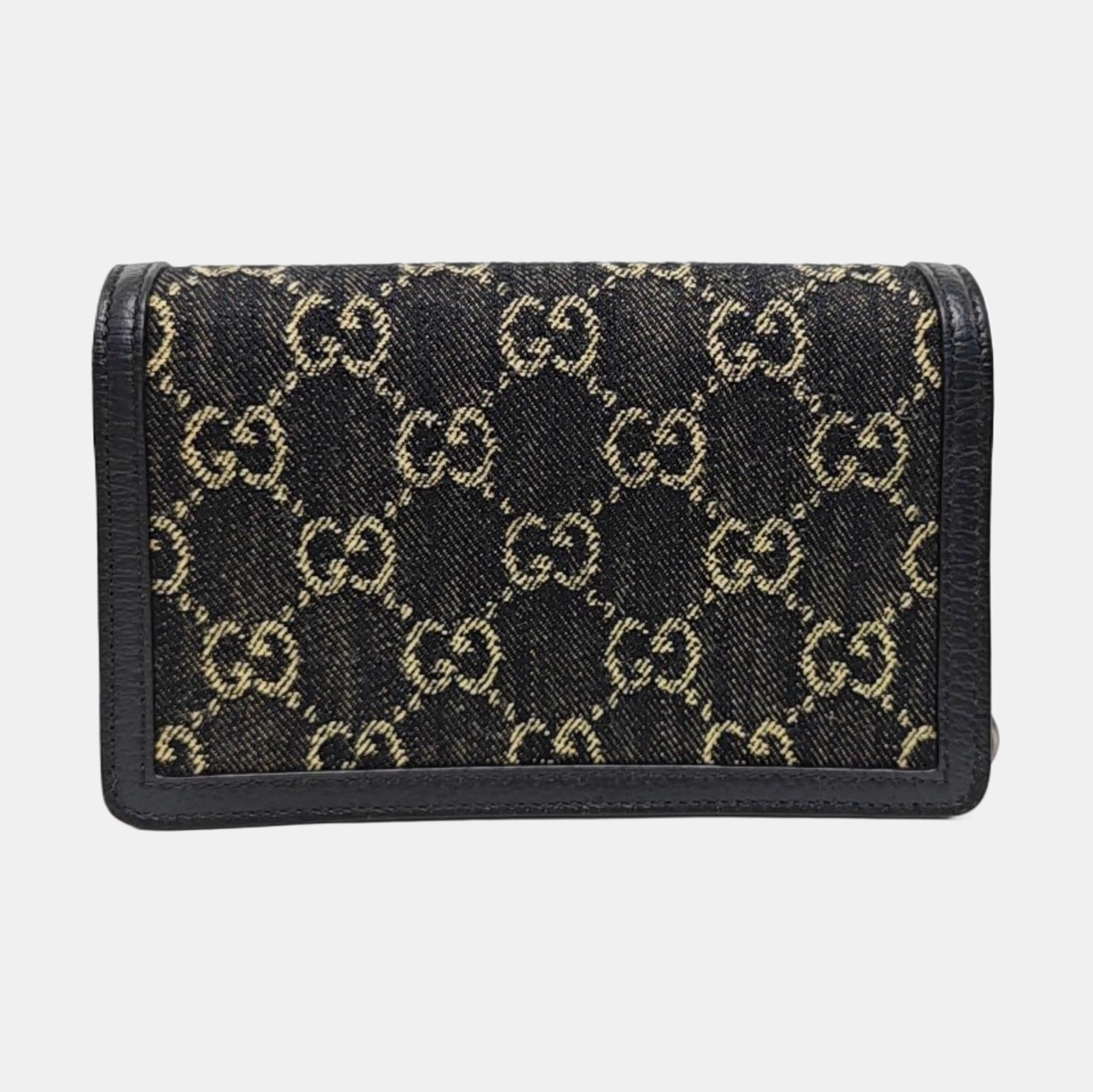Dionysus Super Mini Monogram Denim Black
