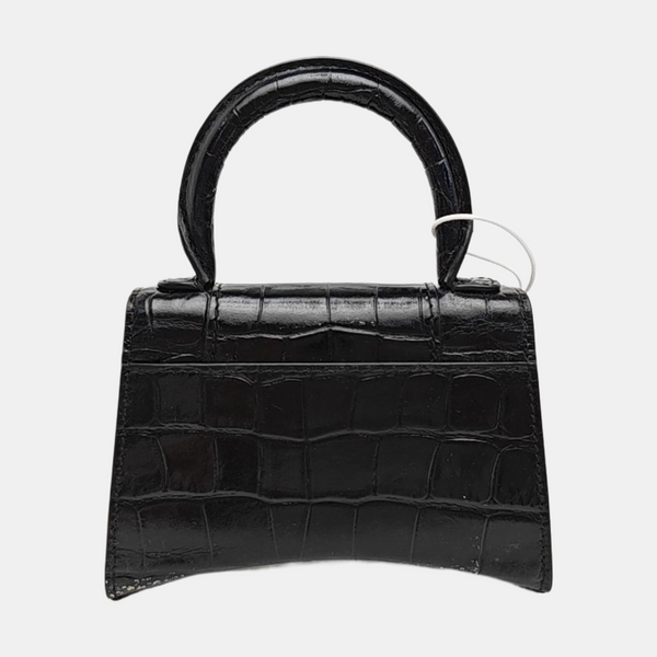Hourglass Mini Calfskin Black