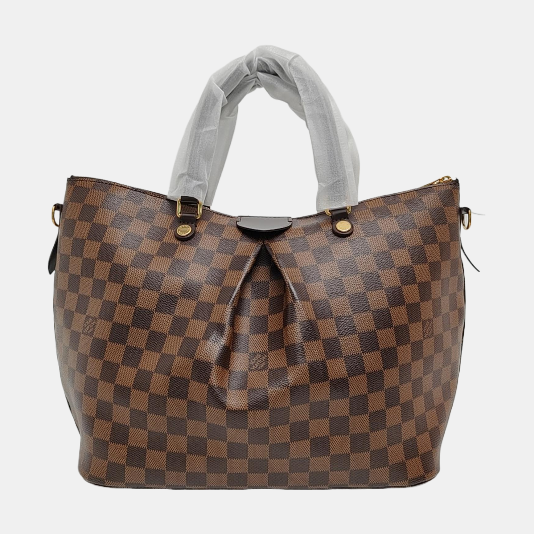 PALERMO PM Damier Ebene Coated Canvas Brown