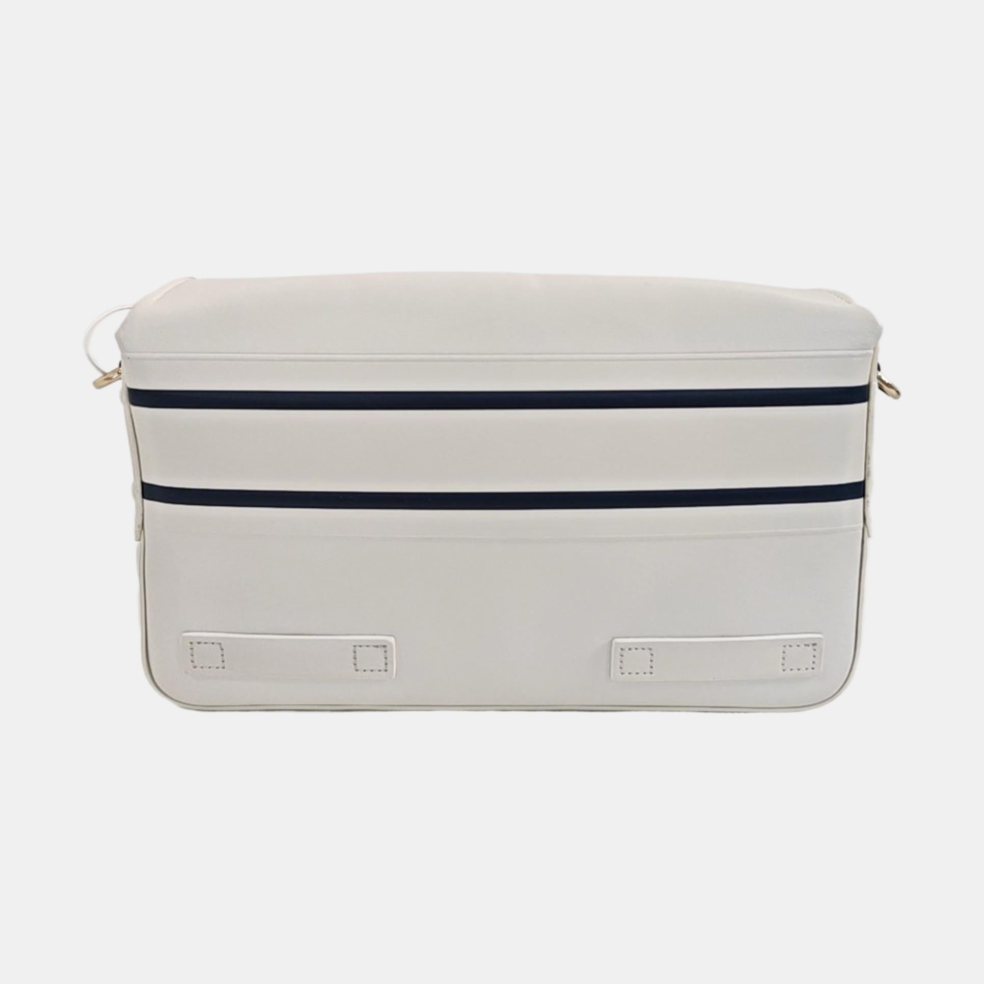 Diorcamp Small Calfskin White