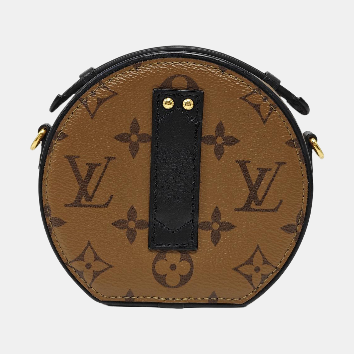 BOITE CHAPEAU Mini Monogram Coated Canvas Brown