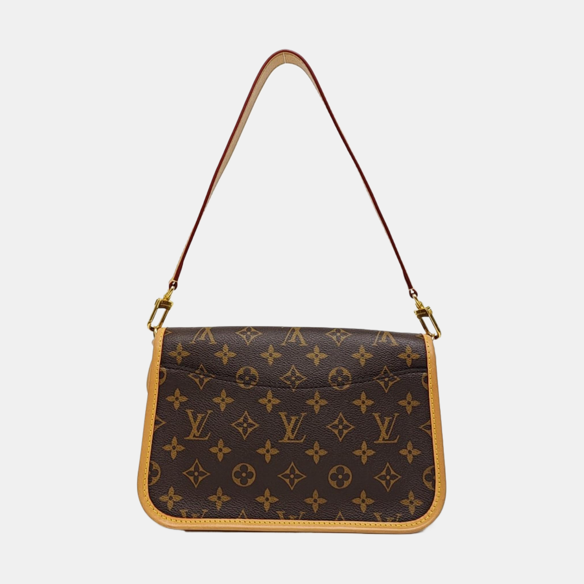 DIANE Monogram Coated Canvas Brown