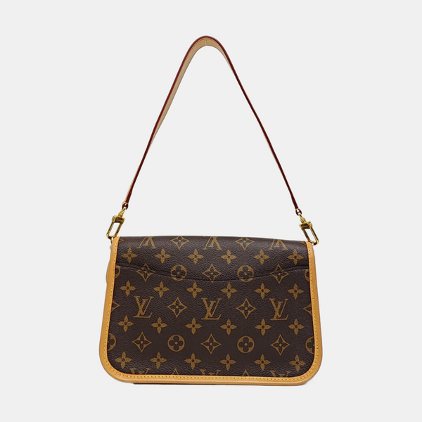 DIANE Monogram Coated Canvas Brown