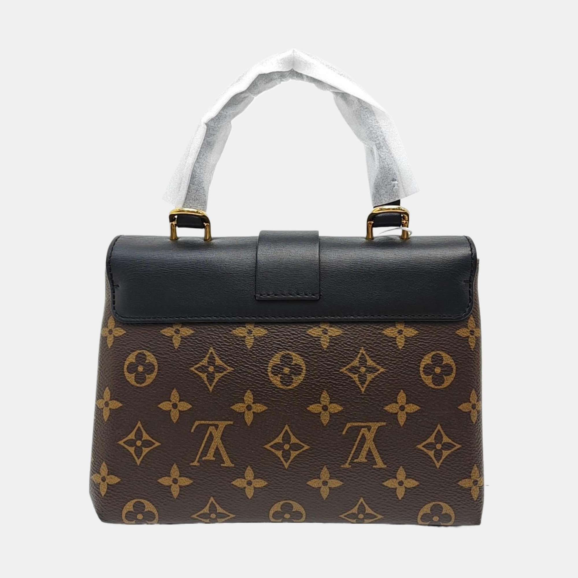 LOCKY BB Monogram Coated Canvas Brown