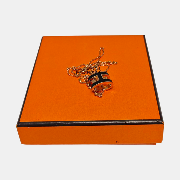 Pop H Metal Rose Gold Necklace