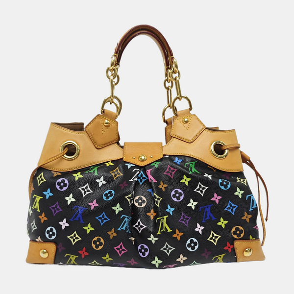 LV × TM URSULA Monogram Coated Canvas Black