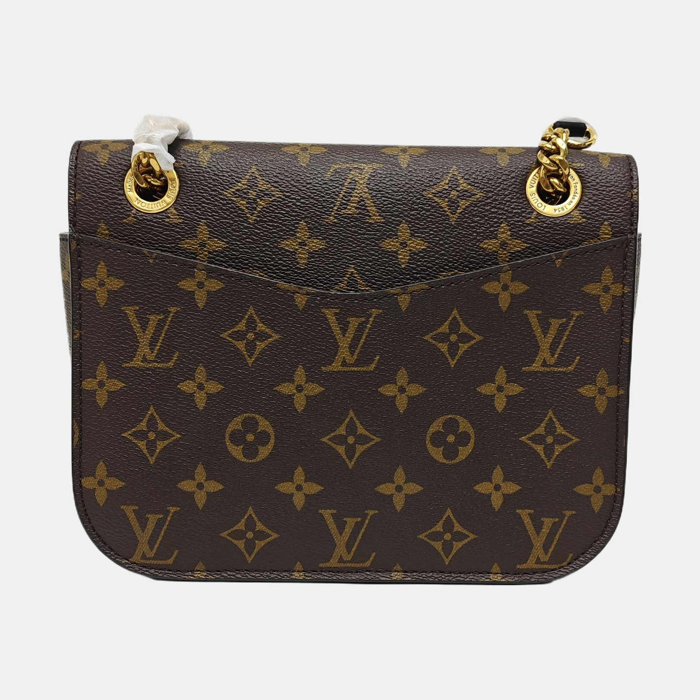PASSY Monogram Coated Canvas Brown