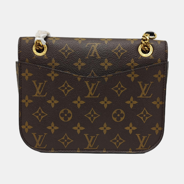 PASSY Monogram Coated Canvas Brown