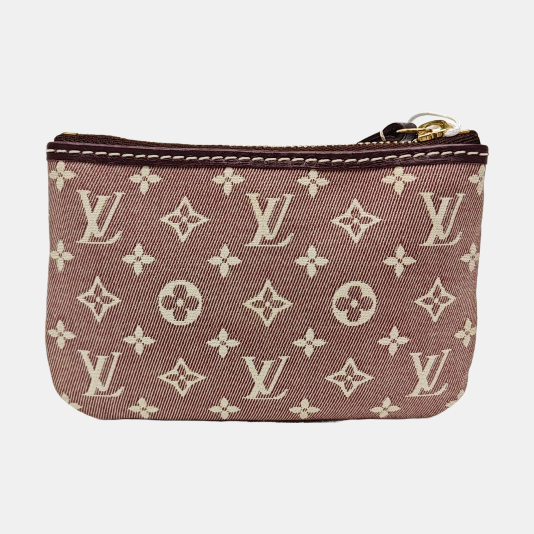 Monogram Canvas Coin Purse Red