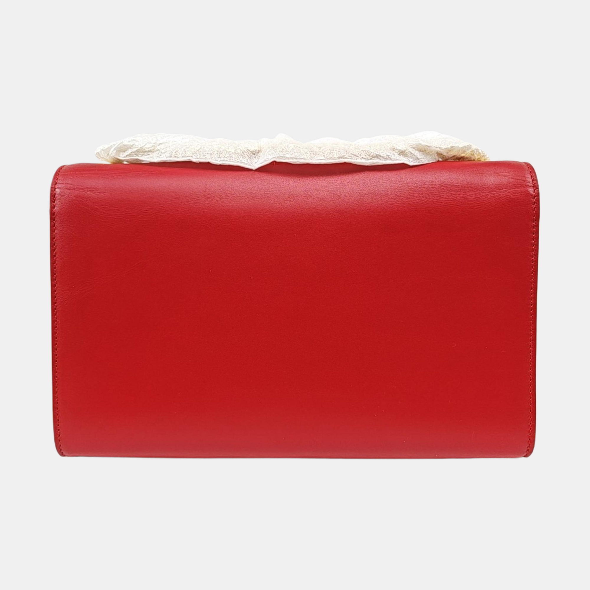 KATE Medium Calfskin Red