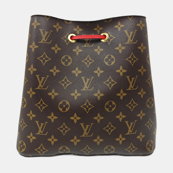 NÉONOÉ MM Monogram Coated Canvas Brown