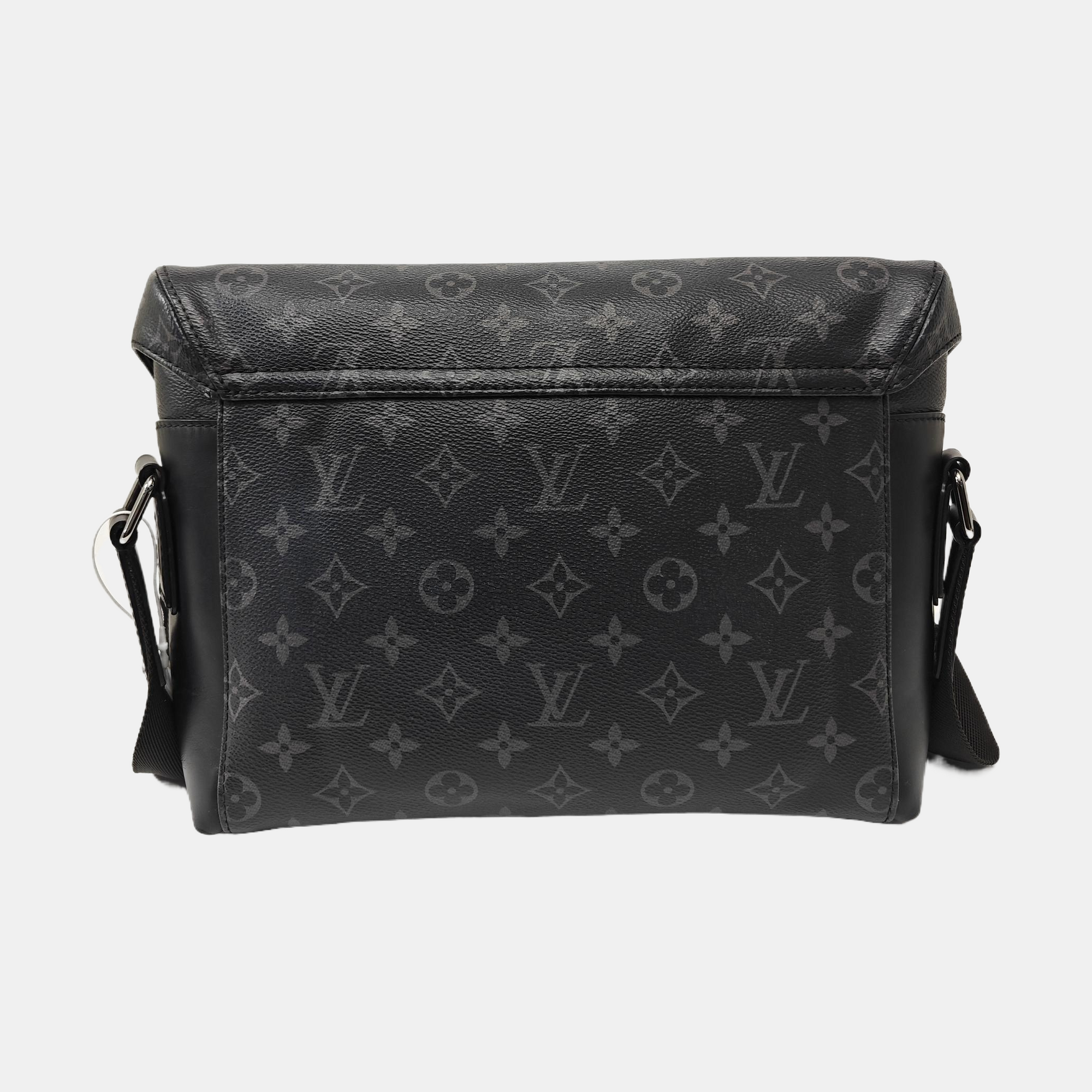 VOYAGER PM Monogram Coated Canvas Black
