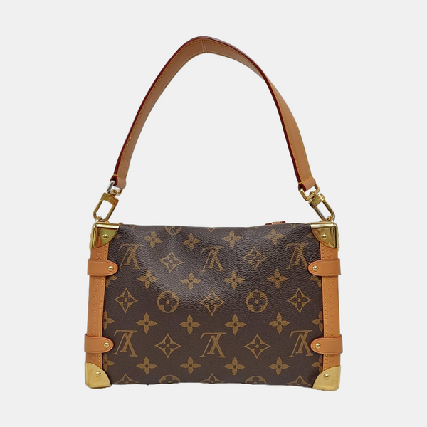 SIDE TRUNK MM Monogram Coated Canvas Brown