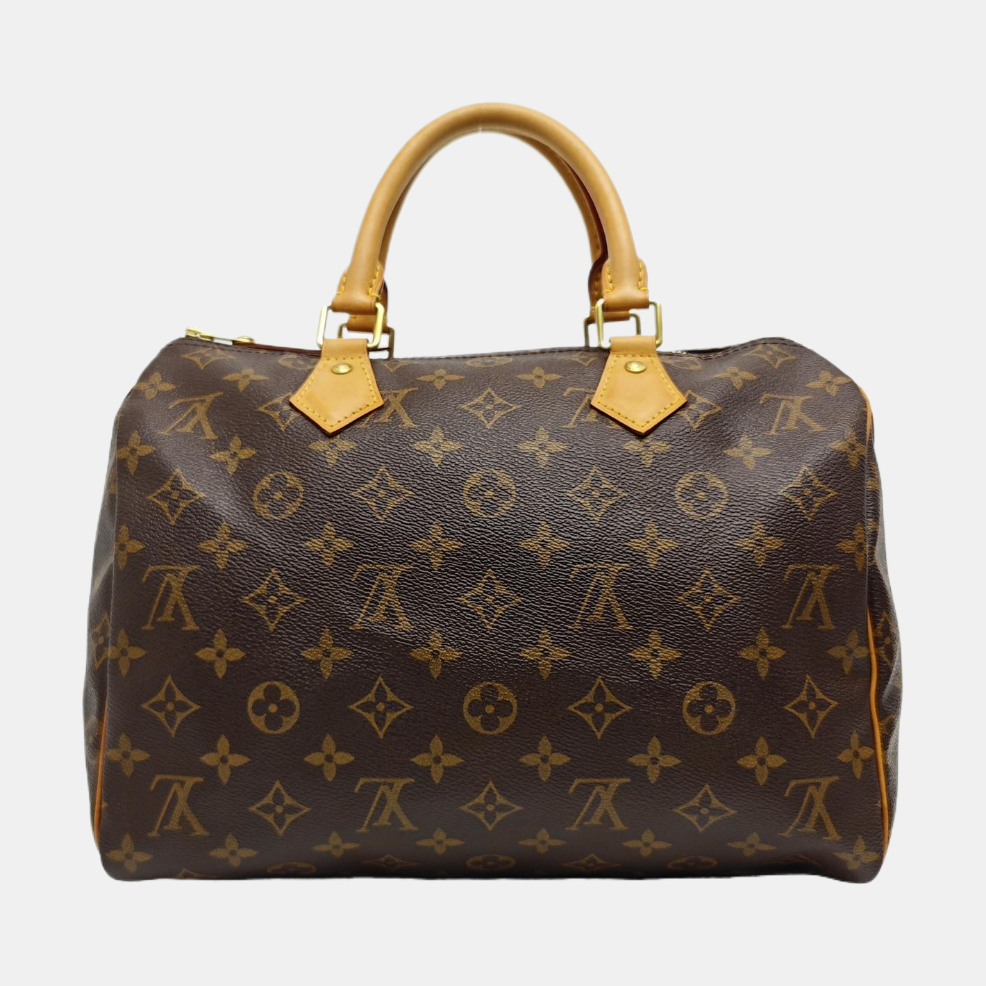 SPEEDY 30 Monogram Coated Canvas Brown