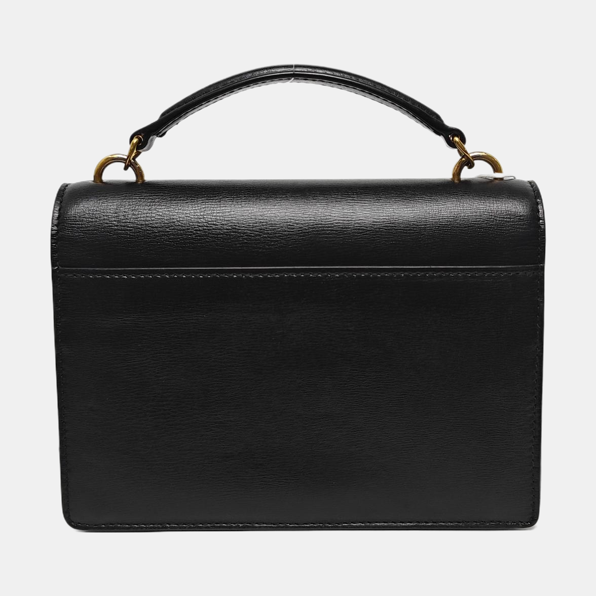 SUNSET Small Calfskin Black