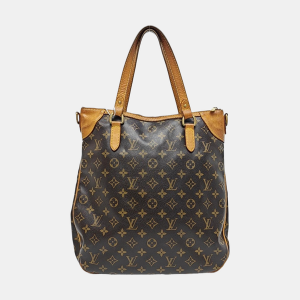 ODEON Monogram Coated Canvas Brown
